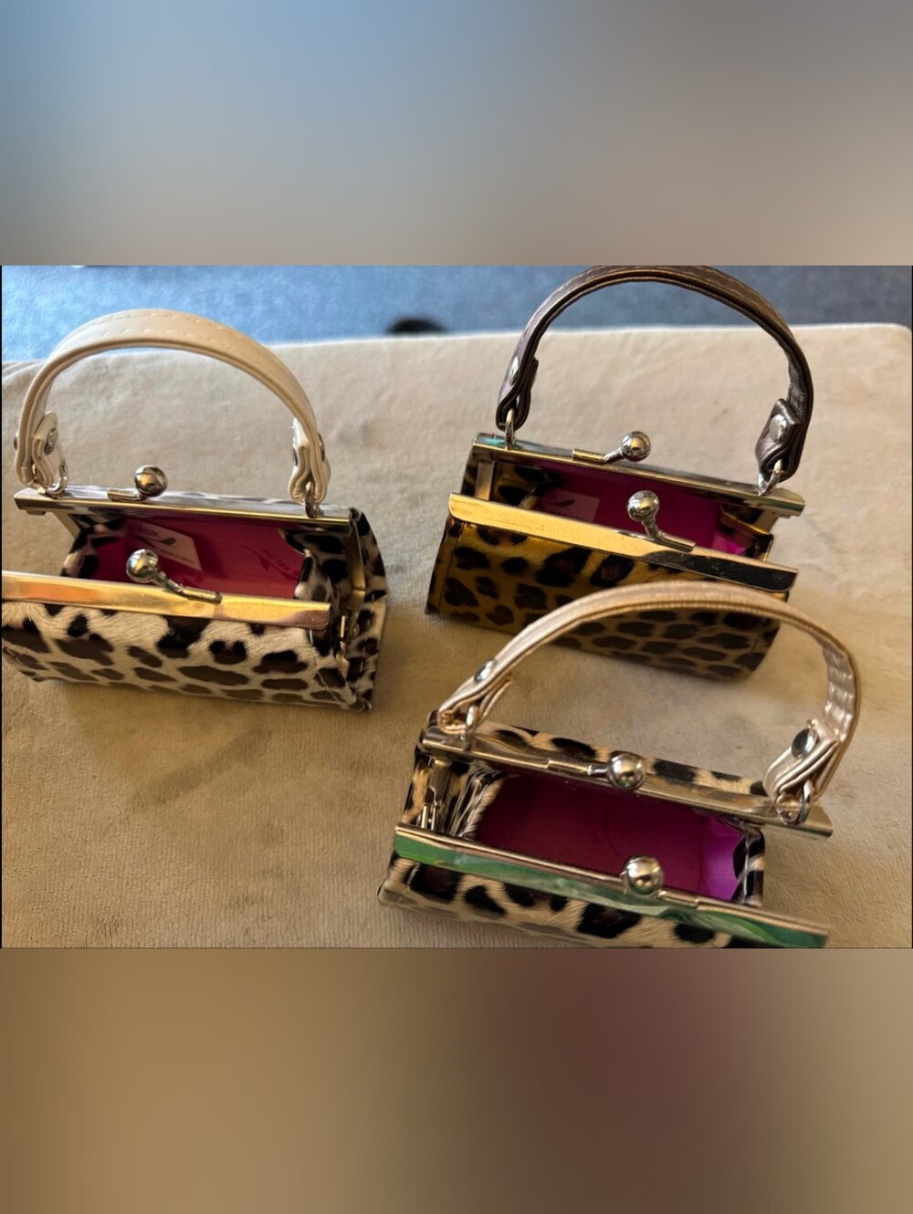 Leopard Print Mini Top-Handle Bag "Your Choice"